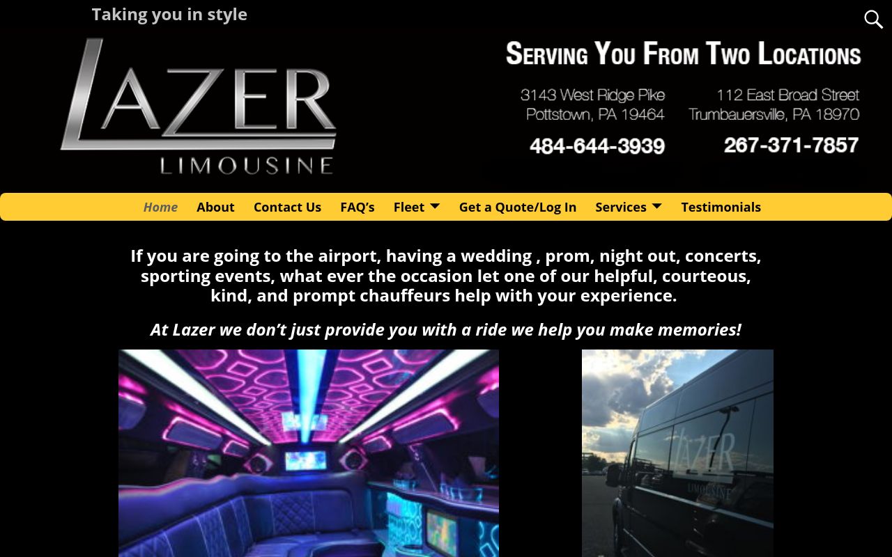 Lazer Limousine Image
