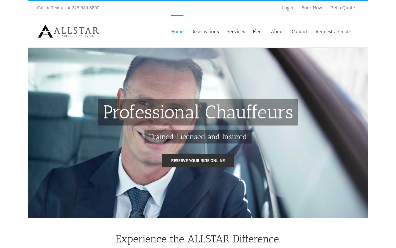 ALLSTAR Chauffeured Services Image