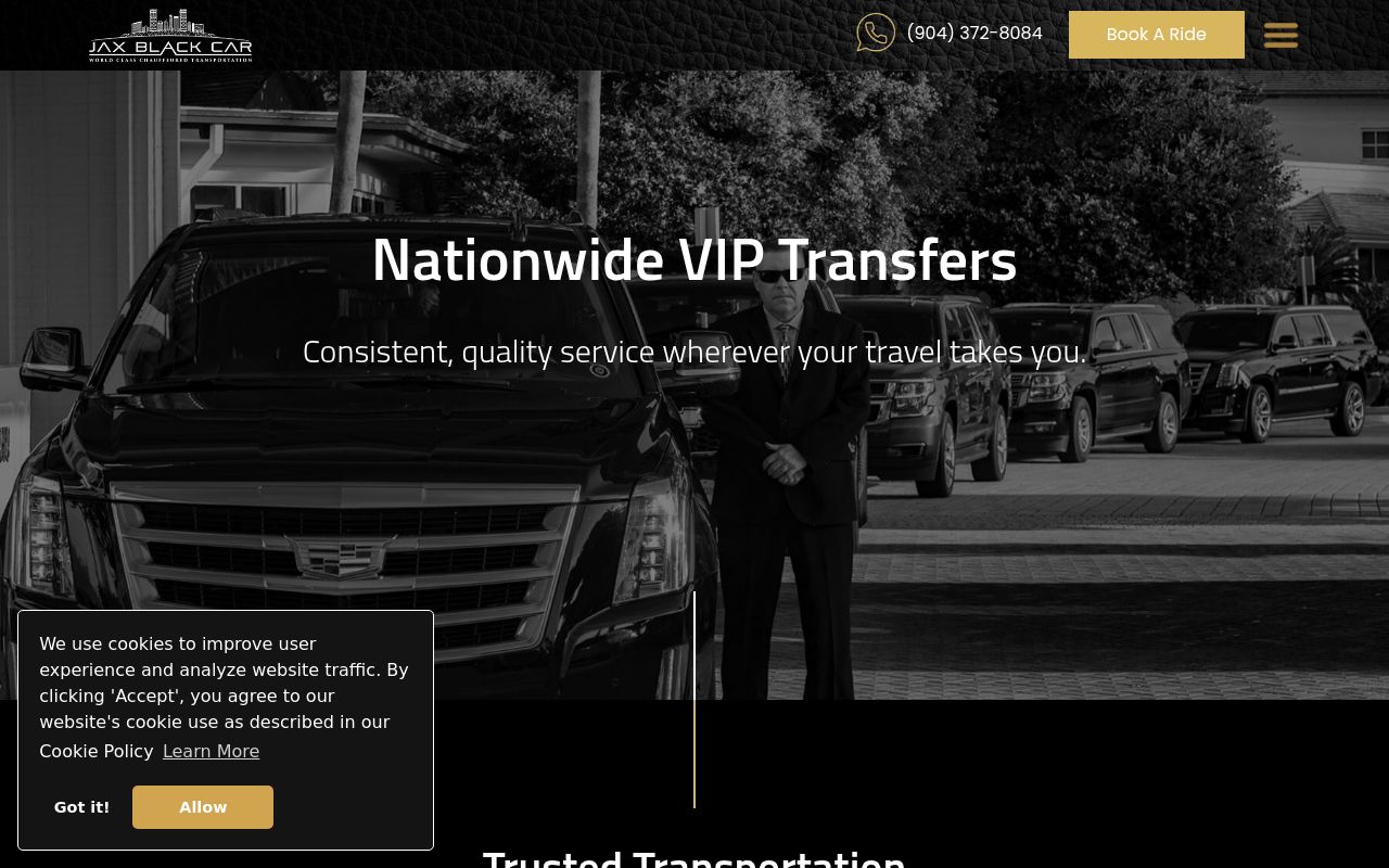 Jax Black Car Transportation