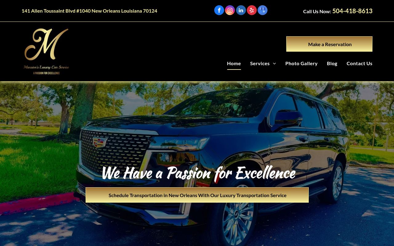Mansion's Luxury Car Service LLC Image
