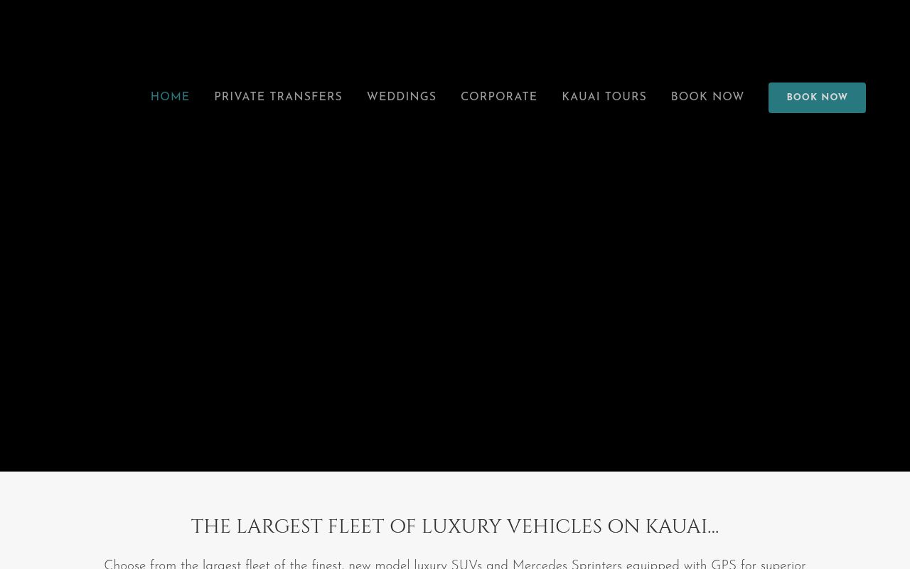 Kauai Luxury Transportation & Tours