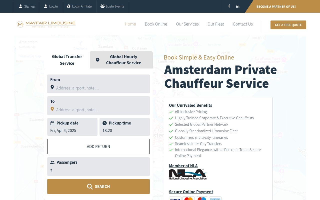 GroundConnect Group BV | Mayfair Limousine Global Services